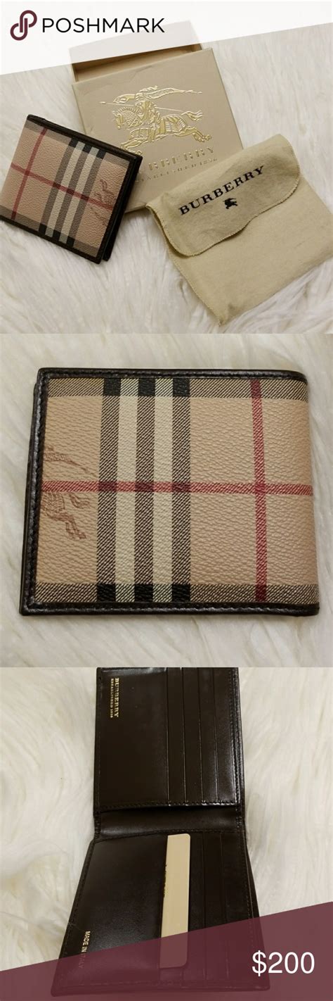 men's wallets burberry|burberry wallet men's review.